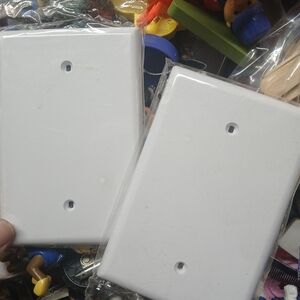 blank electrical wall plate used to cover unused electrical boxes Elegrp X3